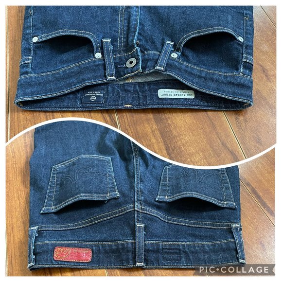 AG ADRIANO GOLDSCHMIED THE FARRRAH SKINNY Womens High Rise Skinny Blue Jeans siz - Picture 6 of 13